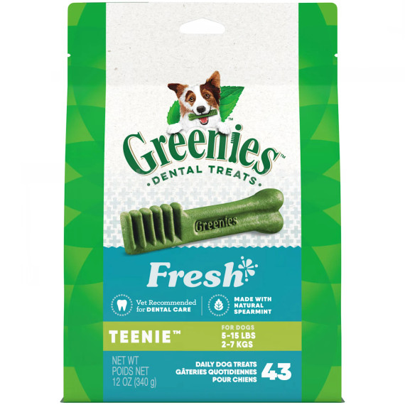 Greenies Mint Teenie Dog Treat (340g)