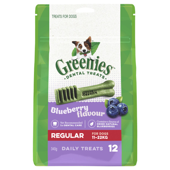 Greenies Blueberry Regular Dog Treat (340g)