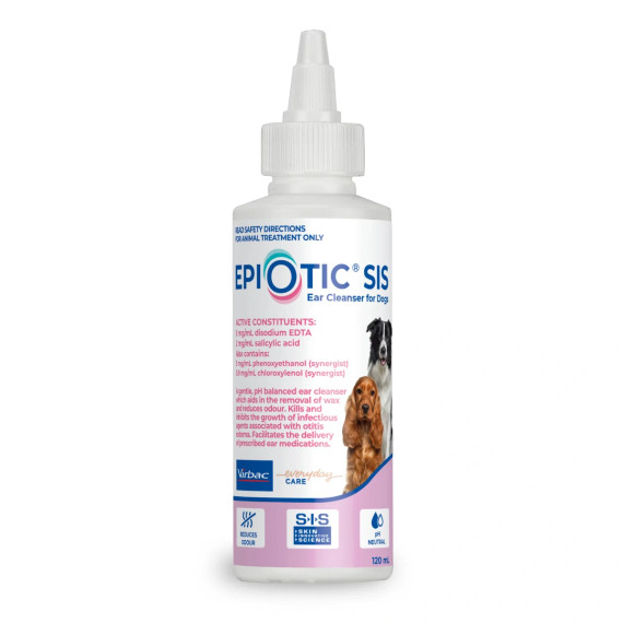 Virbac EpiOtic SIS Ear Cleanser For Dogs | 3 Sizes Available
