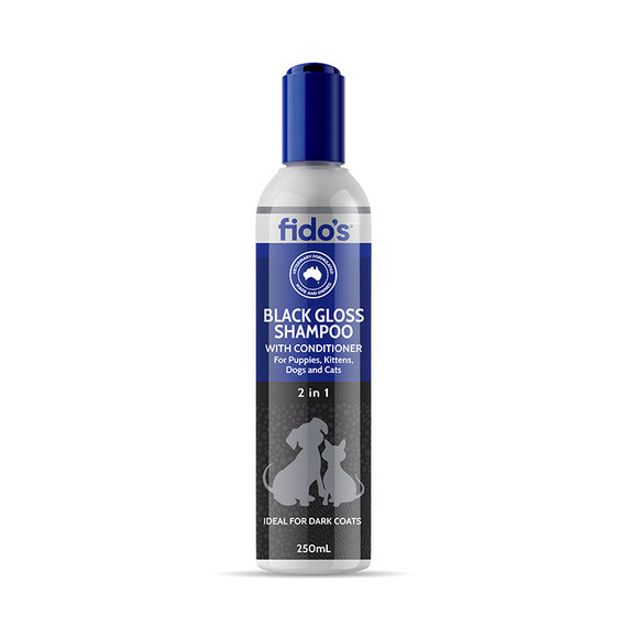 Fido's Black Gloss Shampoo - 250mL