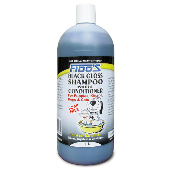 Fido's Black Gloss Shampoo - 1L