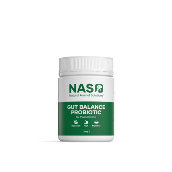 Natural Animal Solutions Gut Balance Probiotic - NZ Mussel 150g