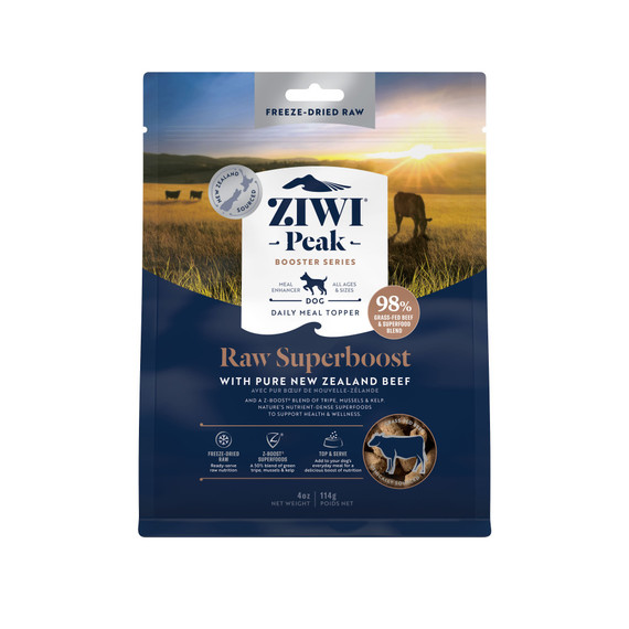 Ziwi Peak Freeze Dried Dog Superboost Beef 114g 