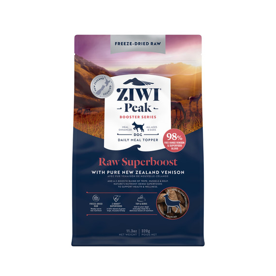 Ziwi Peak Freeze Dried Dog Superboost Venison 320g