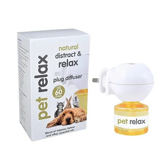 Pet Relax Natural Distract & Relax Diffuser Set for Pets Pet Relax Natural Distract & Relax Diffuser Set for Pets