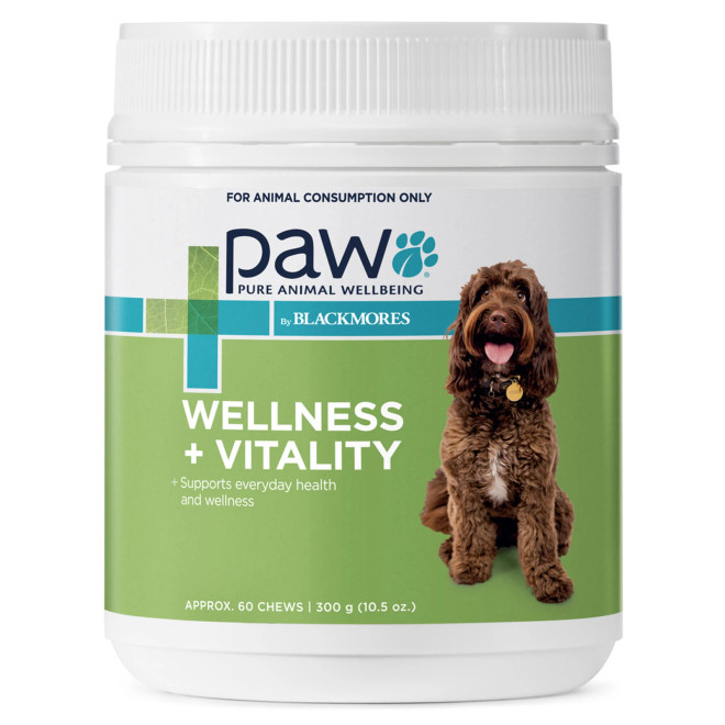 PAW by Blackmores Wellness and Vitality Chews - Approx. 60 Chews | 300g (10.5 oz)