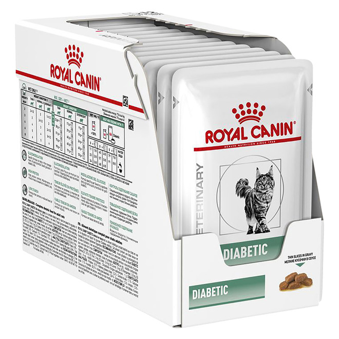 Royal Canin Veterinary Diet Feline Diabetic Wet 85g x 12