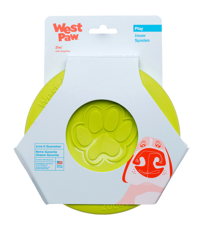 West Paw Zisc Flyer Small (17 cm) - Green