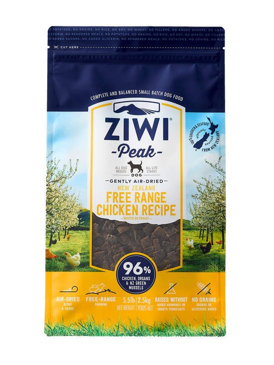Ziwi Peak Chicken Air-Dried Dog Food 2.5kg