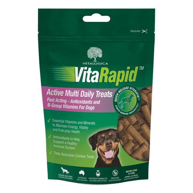 Vetalogica VitaRapid Active Multi Daily Treats for Dogs 210g