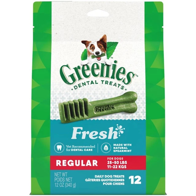 Greenies Mint Regular Dog Treat (340g)