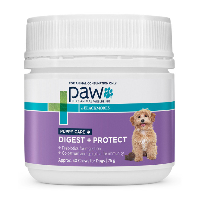 PAW By Blackmores Digest & Protect Puppy Care Chews - 75g for Dogs