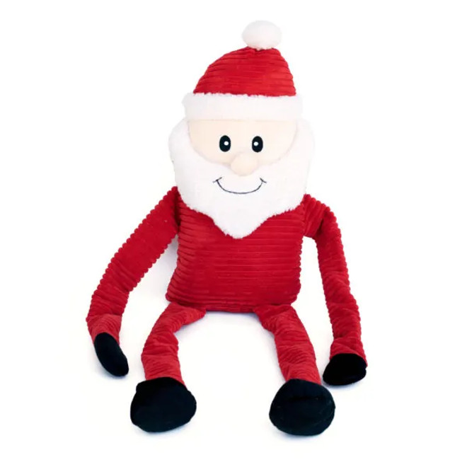 Zippy Paws Holiday Crinkle Jumbo Santa 