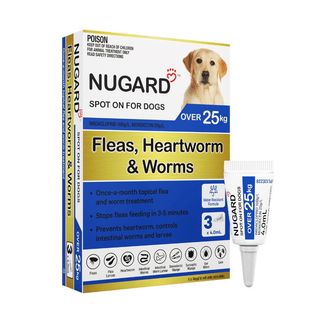 Nugard for Large Dogs over 25kg Blue - 3 Doses