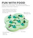 Nina Ottosson Hide & Slide Interactive Puzzle Dog Toy for Puppies - Level 2