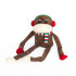 Zippy Paws Holiday Crinkle XL Monkey 
