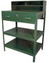 This Dispatch Desk is Great for the Workplace in Any Shop or Garage.  The Drawer Can Be Locked to Ensure Private Papers and Items.  There is Plenty of Storage with the 2 Bottom Trays and the Unit Has the Option to Come with Non-Marring Leveler Glides or Dual Swivel Castors with Brakes.  Unit Comes with a Lifetime Structural Warranty.   