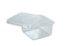 Square Punched Cups & Lids – SQ-7 (7 oz) – Vented – Lids Included
