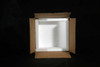 6x6x4  Insulated Shipping Box with1/2" Foam 5 Pack