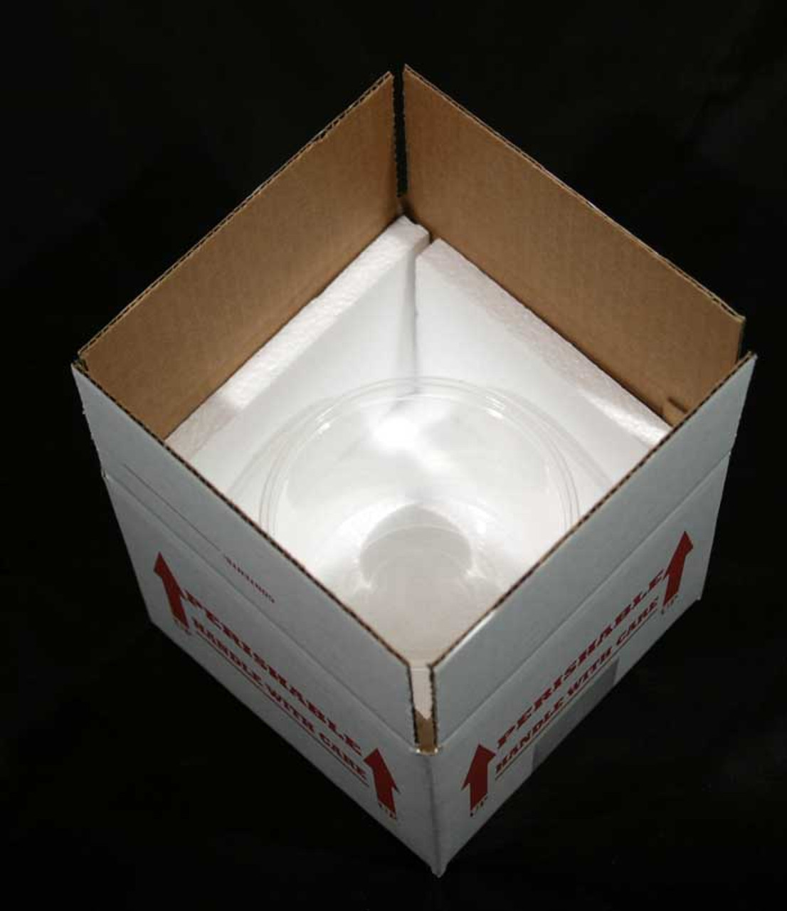 6x6x5 Insulated Shipping Box with 1/2" Foam  25 Pack