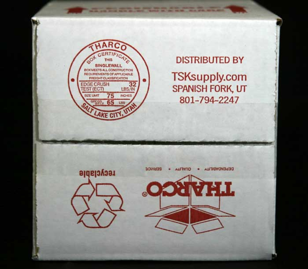 6x6x5 Insulated Shipping Box with 1/2" Foam  25 Pack