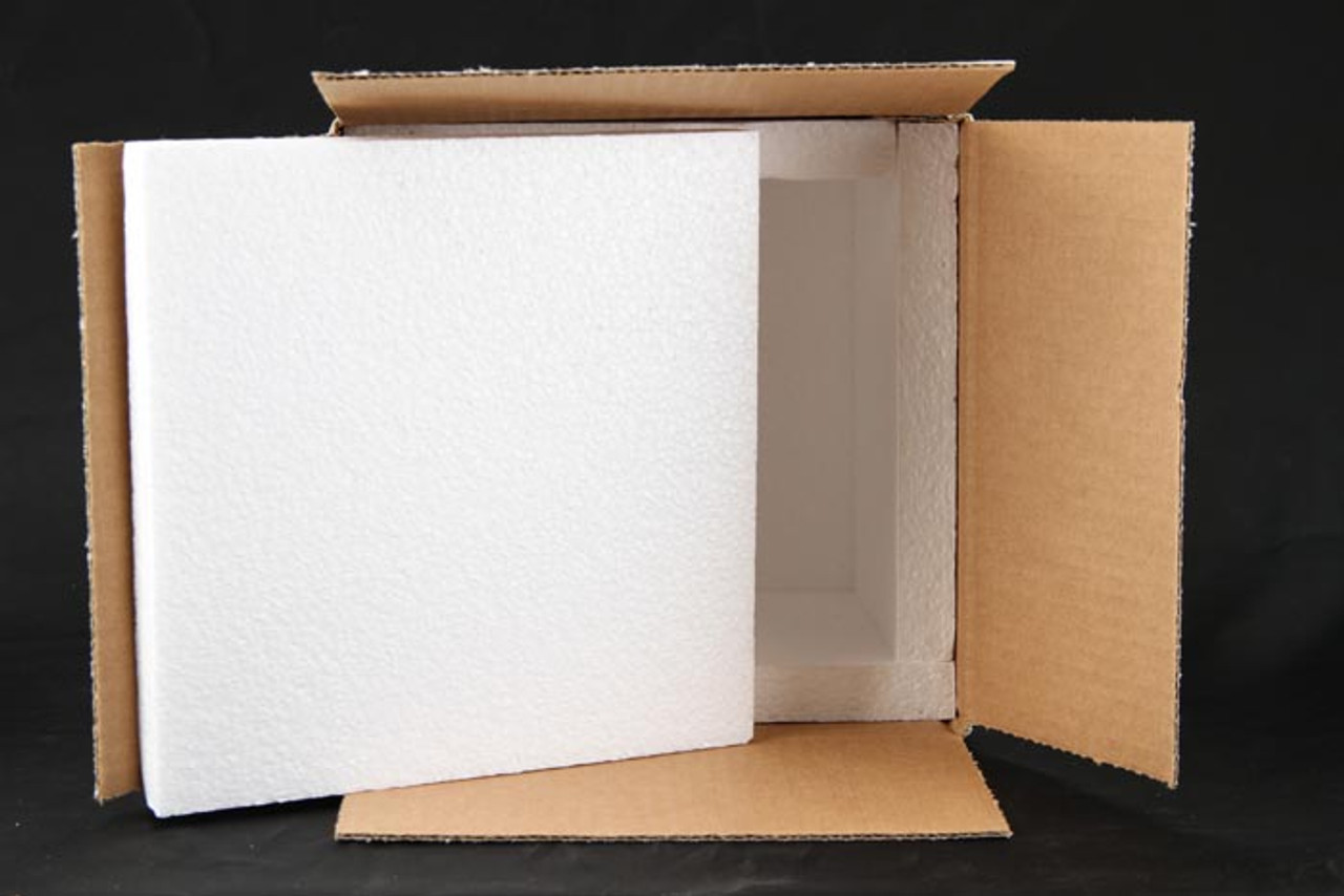 8 x 8 x 7 Insulated Shipping Box with 3/4" Foam 70 Pack