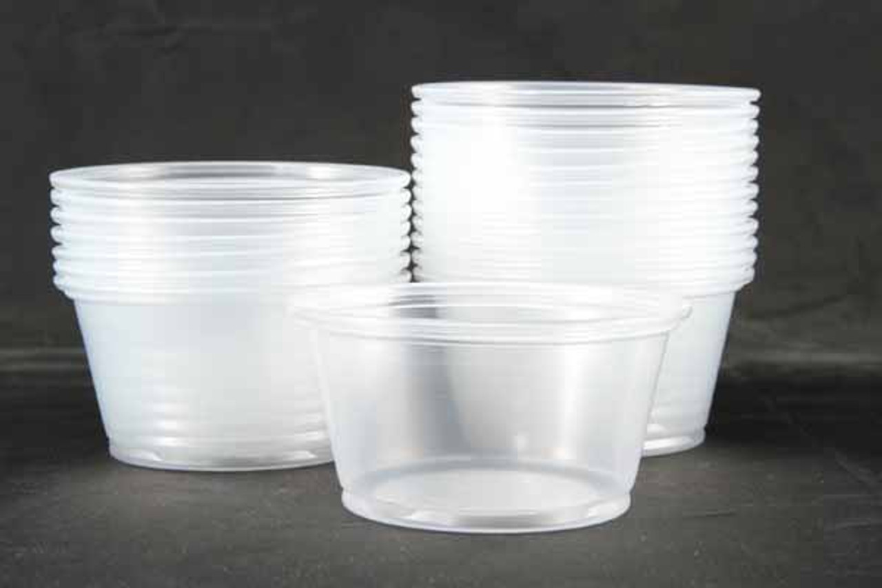 Fabri-Kal Recycleware 16 oz. PUNCHED Clear Round Deli Container 100ct. -  TSK Supply
