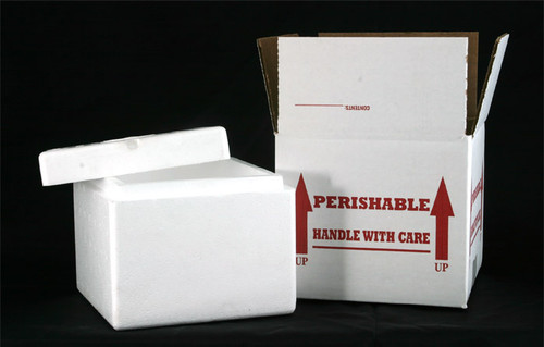 30 Heavy Duty Styrofoam Liners For 7x7x6 USPS Shipping Boxes, Insulated Packing, Unbranded