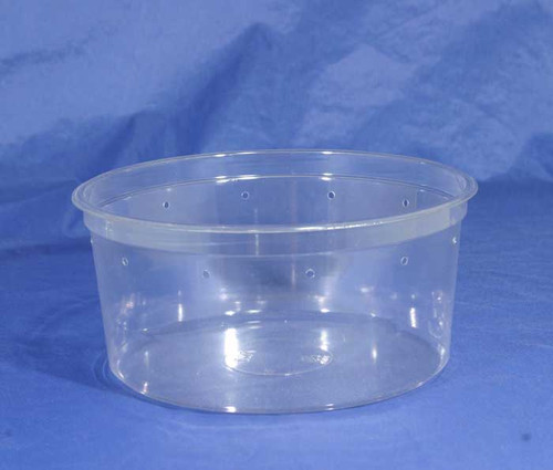 PinnPack 7" 48oz  PUNCHED Round Tub 300 Count
