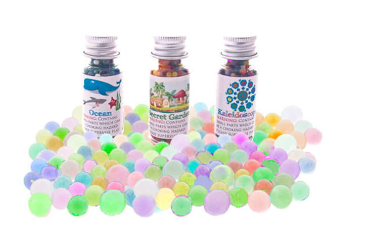 Water Marbles Trio Box - Nature - Over 40g of water marbles per box!