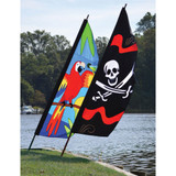 8.5 ft. Feather Banner (Jolly Roger)