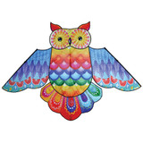 86" Rainbow Owl Bird Kite