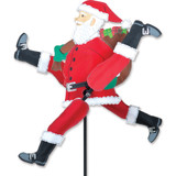 Whirligig Spinner - Running Santa