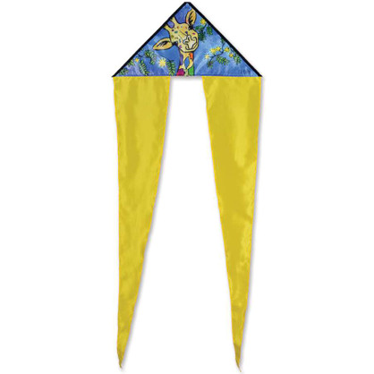 Zippy Flo-Tail Delta Kite - Giraffe