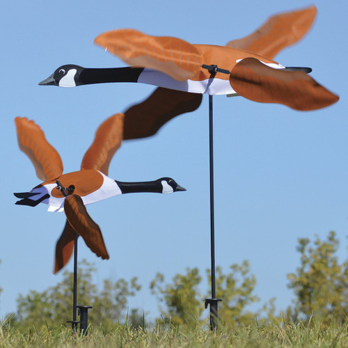 Lawn Spinner - 28" Goose Whirligig