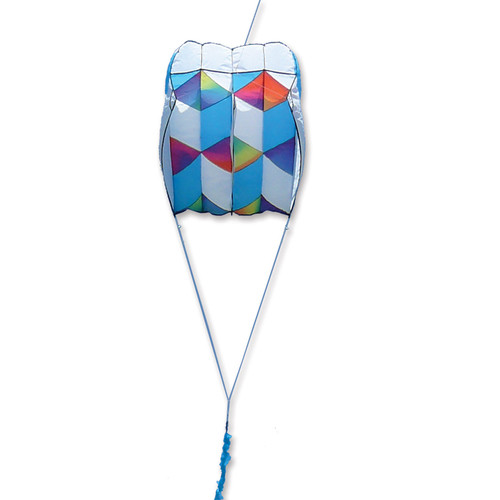 Killip 10 Foil Kite - Rainbow Cubes with 36 Ft. Fuzzy Tail