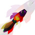 Rainbow Koi Windsock