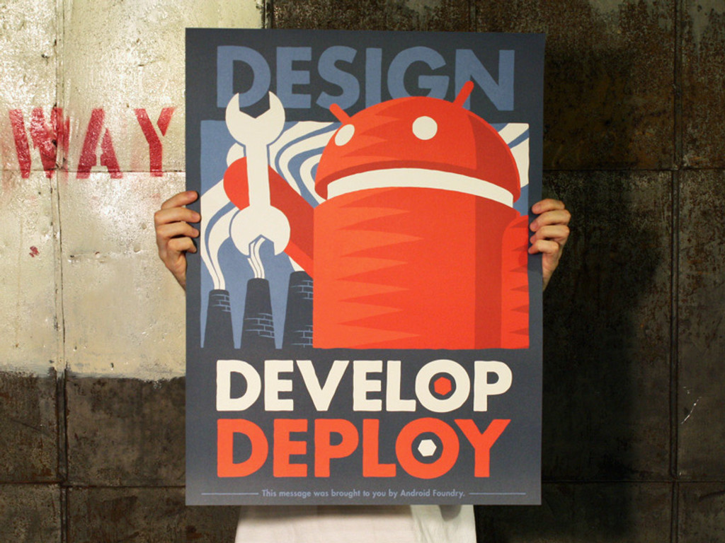 Design Develop Deploy 18x24"Print