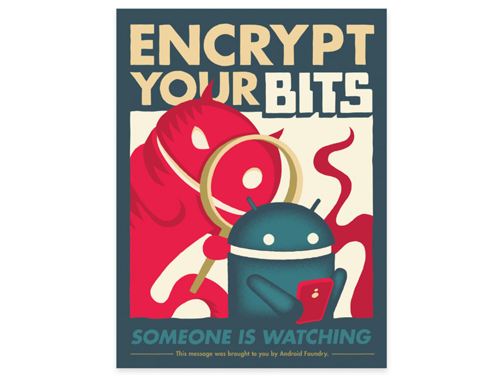Encrypt Your Bits 18x24" Print