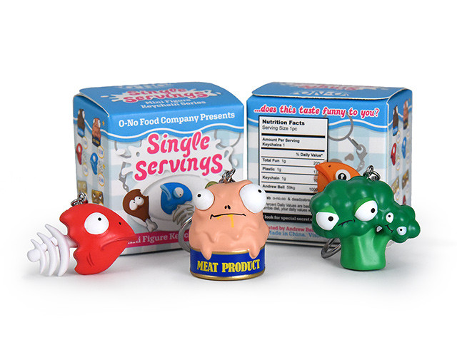 O-No Single Serving keychains - Dead Zebra, Inc Shop