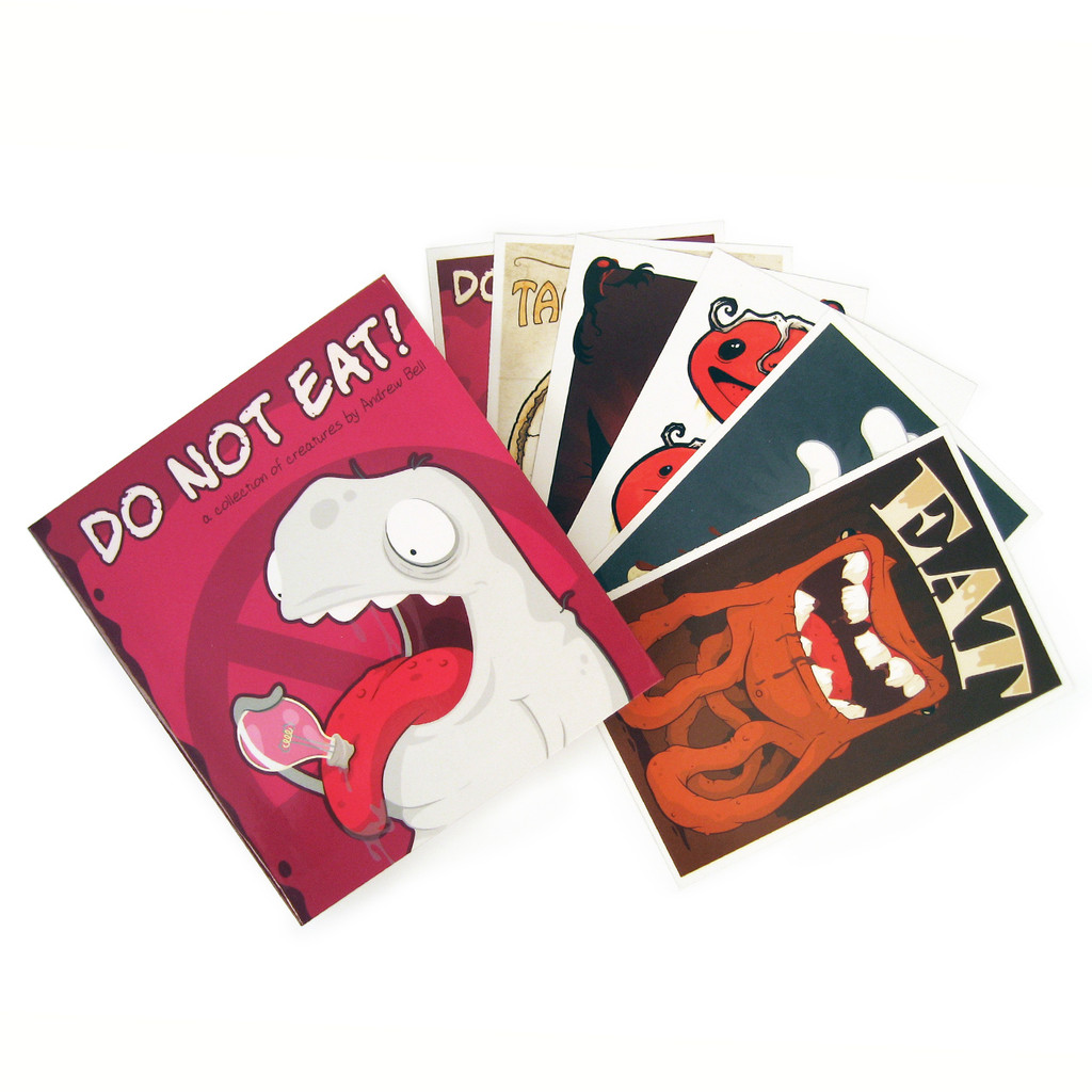 Do Not Eat! Book with postcards