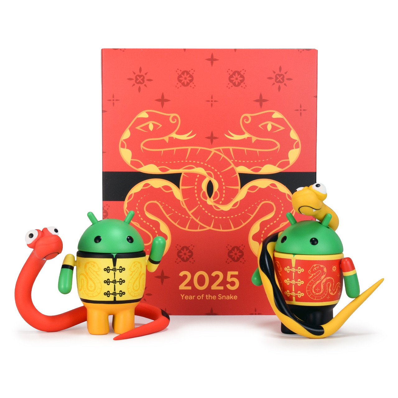 Android mini collectible - Year of the Snake set - Dead Zebra, Inc