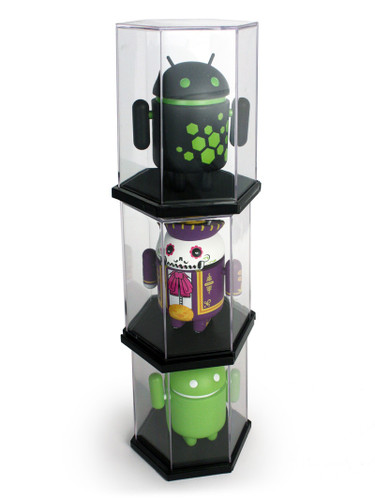 Display Case - Hexagon Black Single