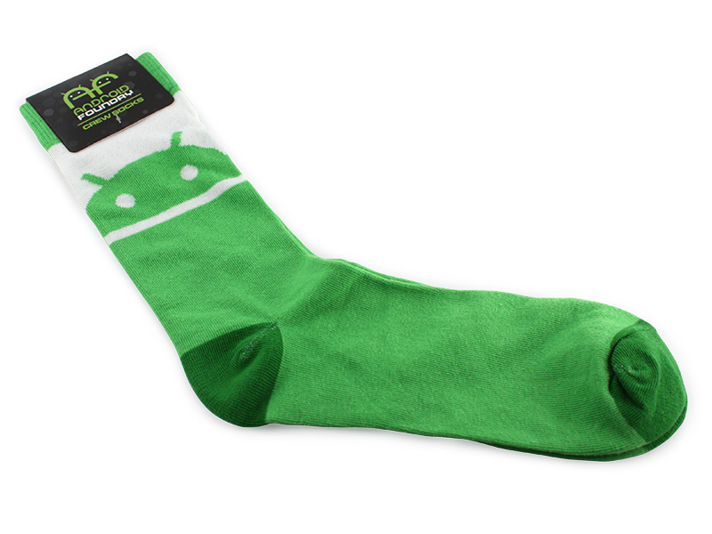 Android Foundry Full Green Bot Socks