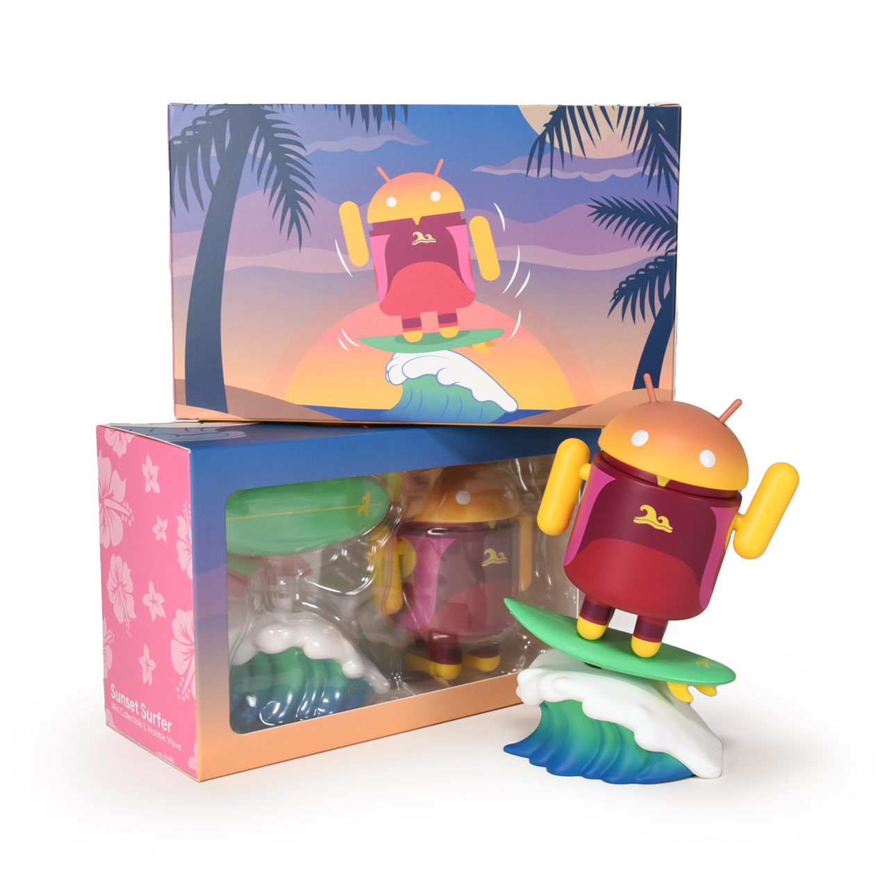 Android Sunset Surfer