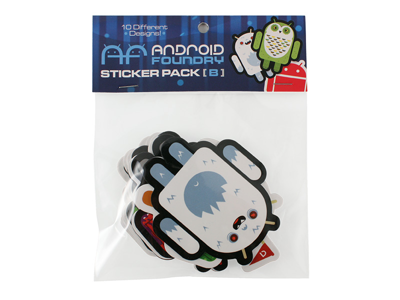 ANDROID FOUNDRY STICKER 10 PACK B