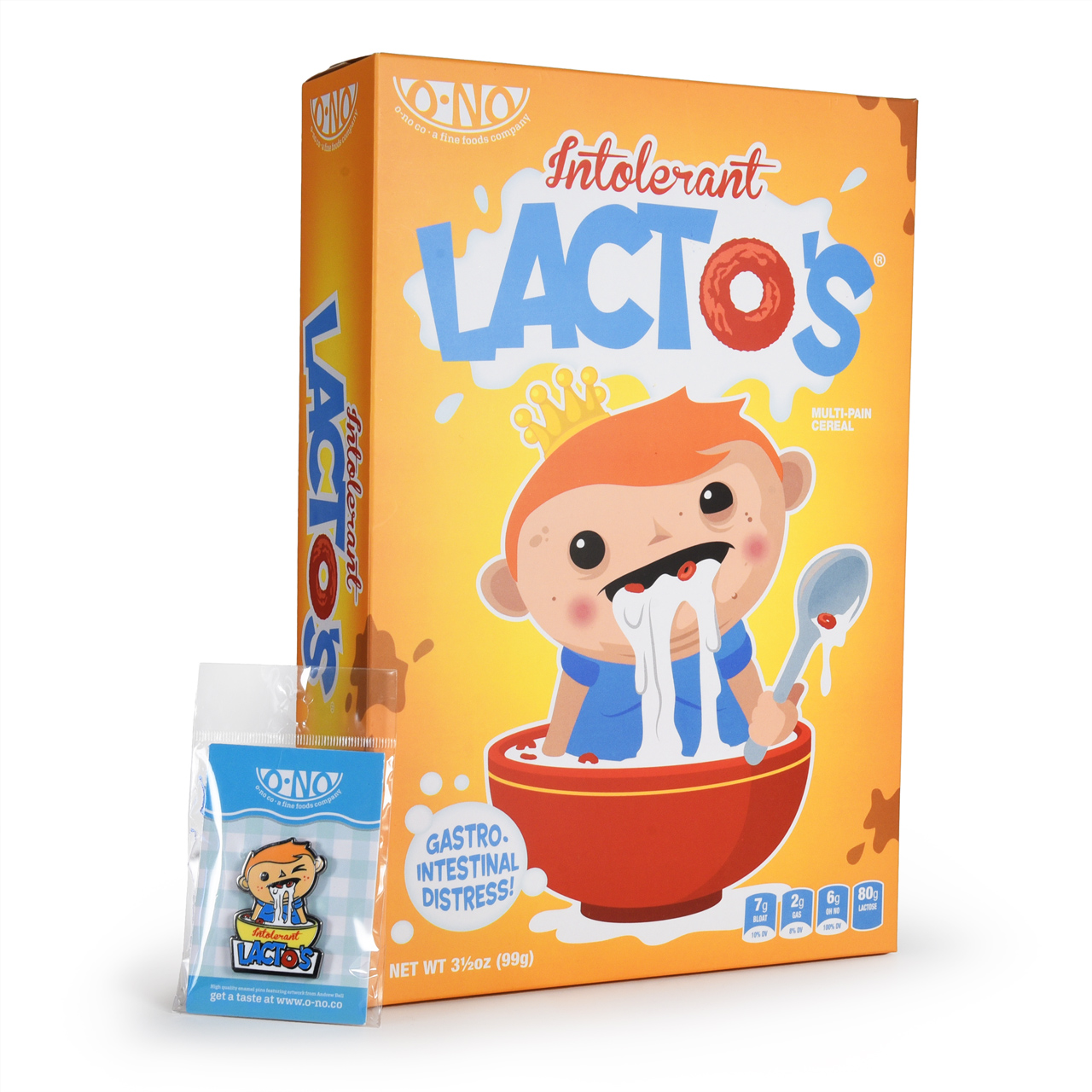 Lact-O's™ Box & Enamel Pin Set