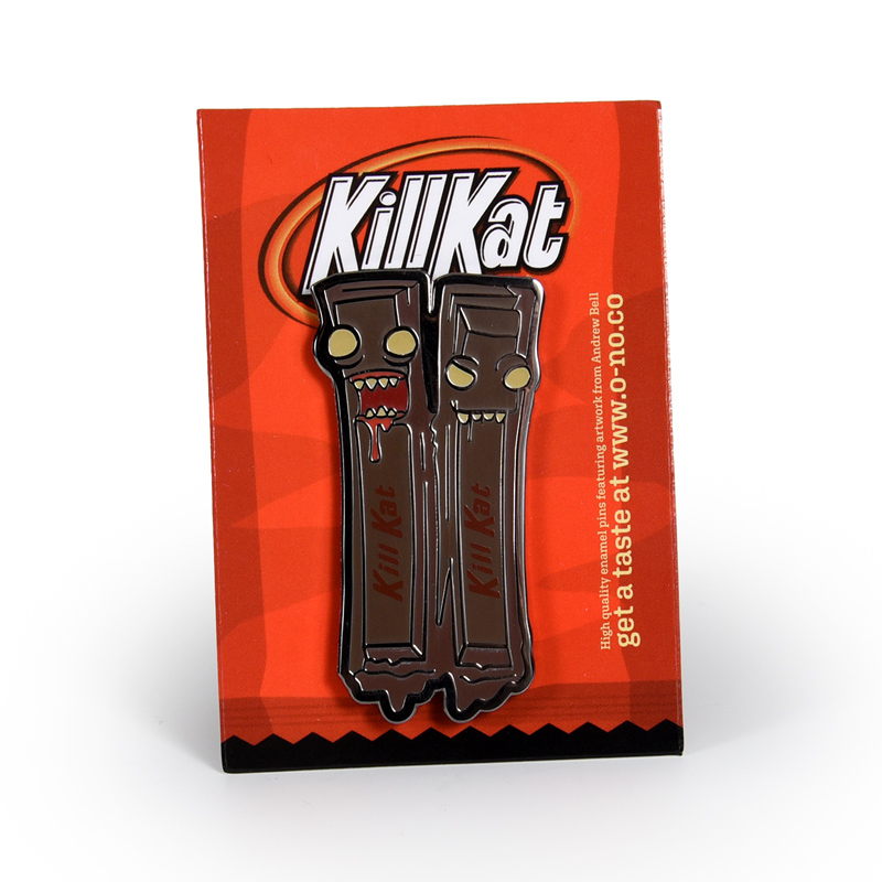 Kill Kat Dark Chocolate Enamel Pin