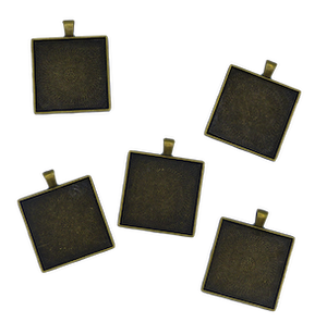 5 Square Cabochan Trays