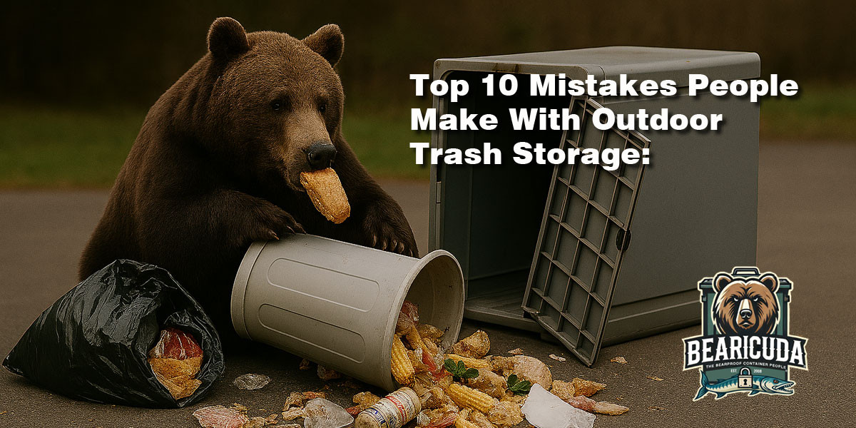 Top outdoor trash storage mistakes